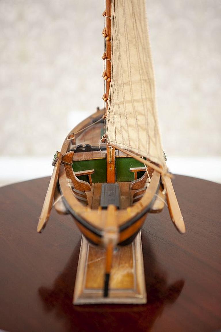 Dutch Small Model of Yacht from the Prewar Period