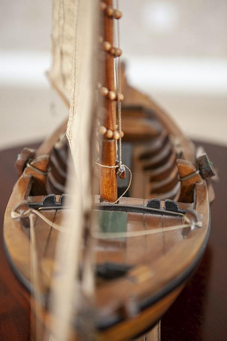 Small Model of Yacht from the Prewar Period 2