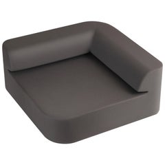 Modern Modular Lounge Quad Sofa in Dark Grey by Tokio.