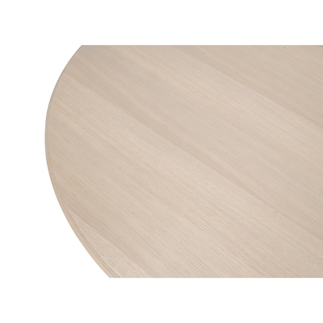 Small Modern Round Dining Table In New Condition For Sale In Westwood, NJ