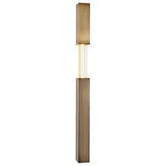 Kleine moderne Wandleuchte aus Messing, ADA Wandleuchte, Mini Stilk
