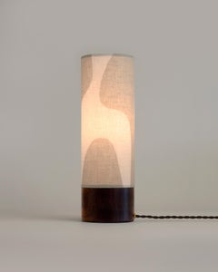 Small Modern Table Lamp with Round Base by La Loupe
