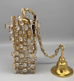 Small modernist chandelier by Palme & Walter, Palwa, Germany, circa 1960