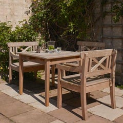 Small Mogens Holmriis Outdoor 'Drachmann 86' Teak Table for FH Outdoor