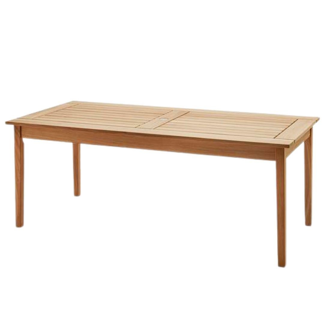 Small Mogens Holmriis Outdoor 'Drachmann 86' Teak Table for Skagerak For Sale 2