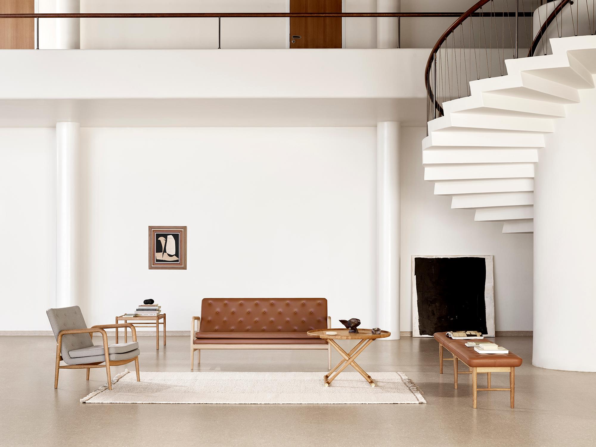 Mid-Century Modern Lassen 'ML10097' Egyptian Coffee Table in Oiled Walnut for Carl Hansen & Son For Sale