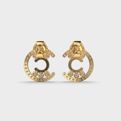 Small Moissanite Studs 925 Sterling Silver Designer Stud Earring Gift For Women