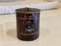 Small Money Box "Magdalena" in the Style of Stobwasser Braunschweig