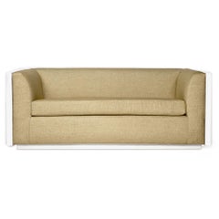 Small Monterey Sofa in Beige with Lacquered Frame by Innova Luxuxy Group