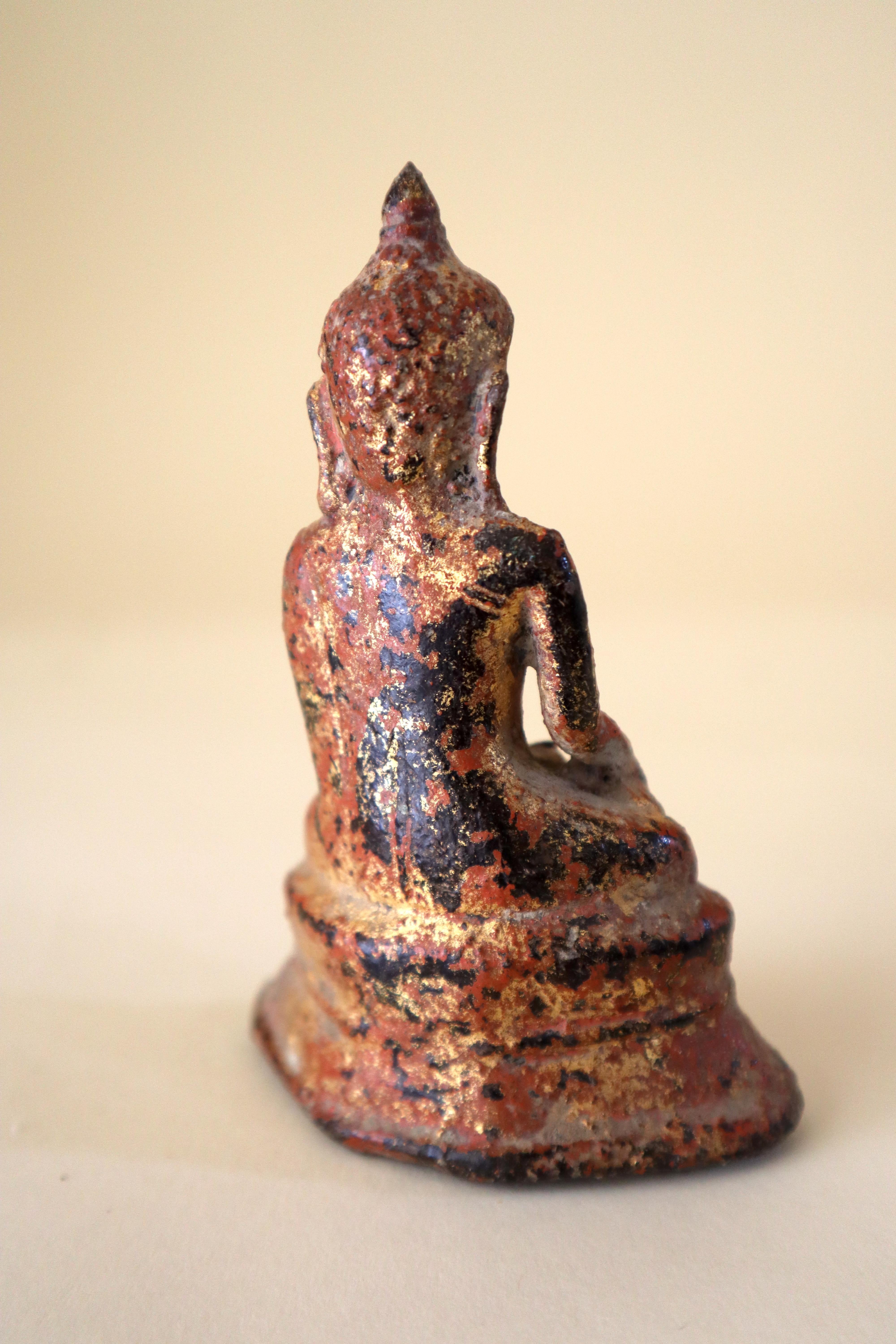 Qing Store closing March 31..  Buddha Myanmar Burma Ancient Layered Patina For Sale