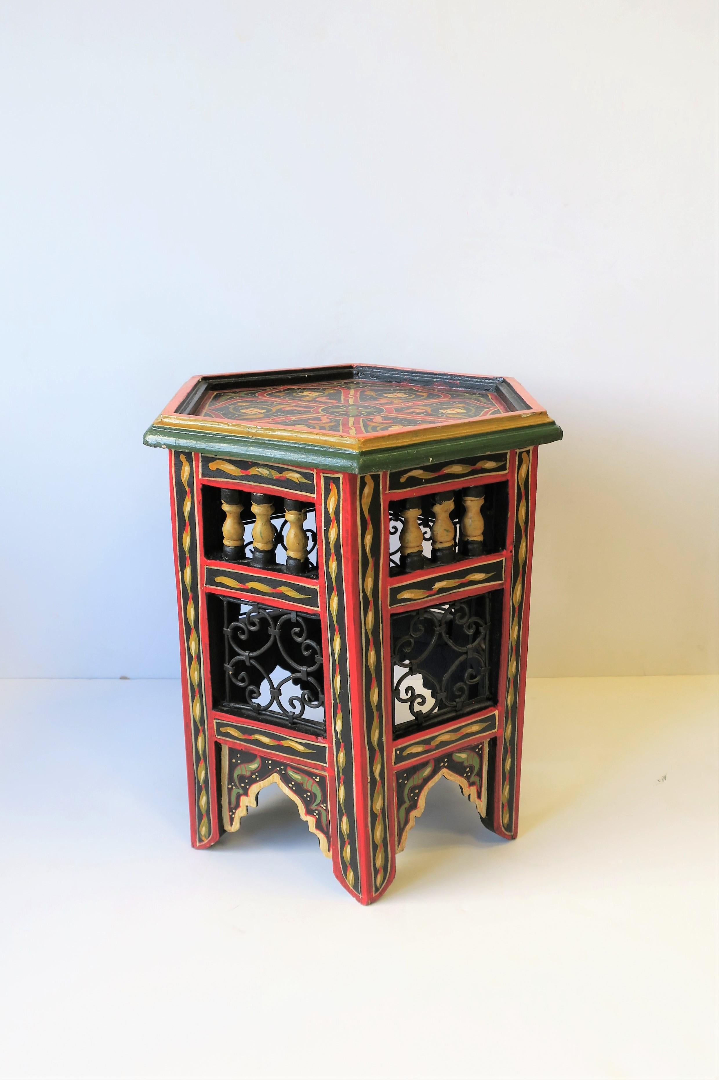 Bohemian Moroccan Tabouret Side or Drinks Table