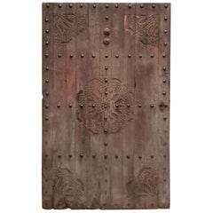 Small Moroccan Wooden Door, Single Panel 23NO45