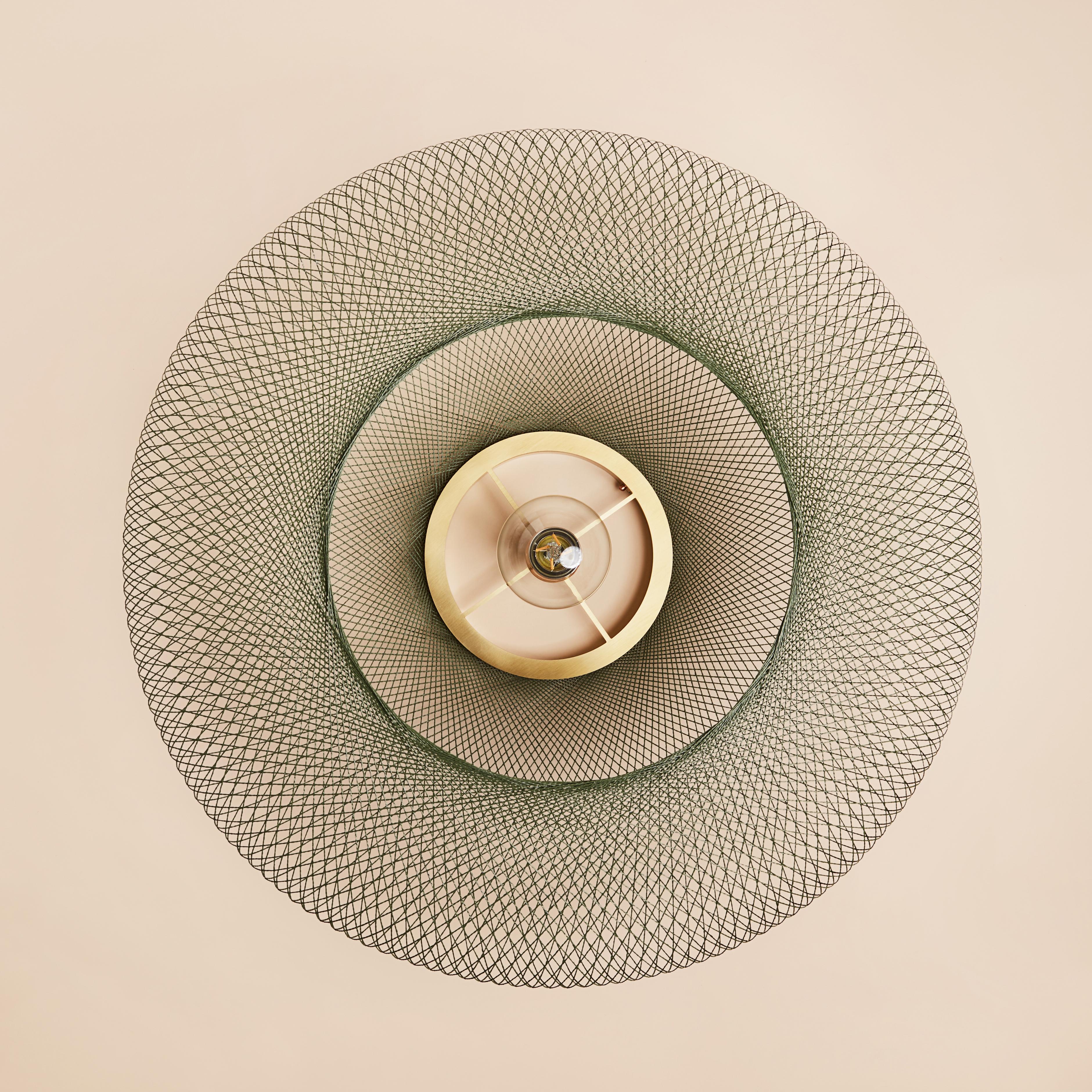 Piccola lampada a sospensione UFO verde muschio di Atelier A Robotiq In condizioni Nuovo in vendita a Geneve, CH