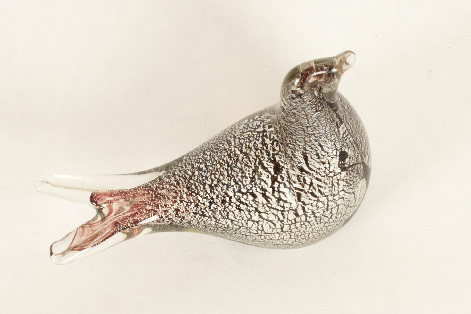 20th Century Small Murano Bird For Sale