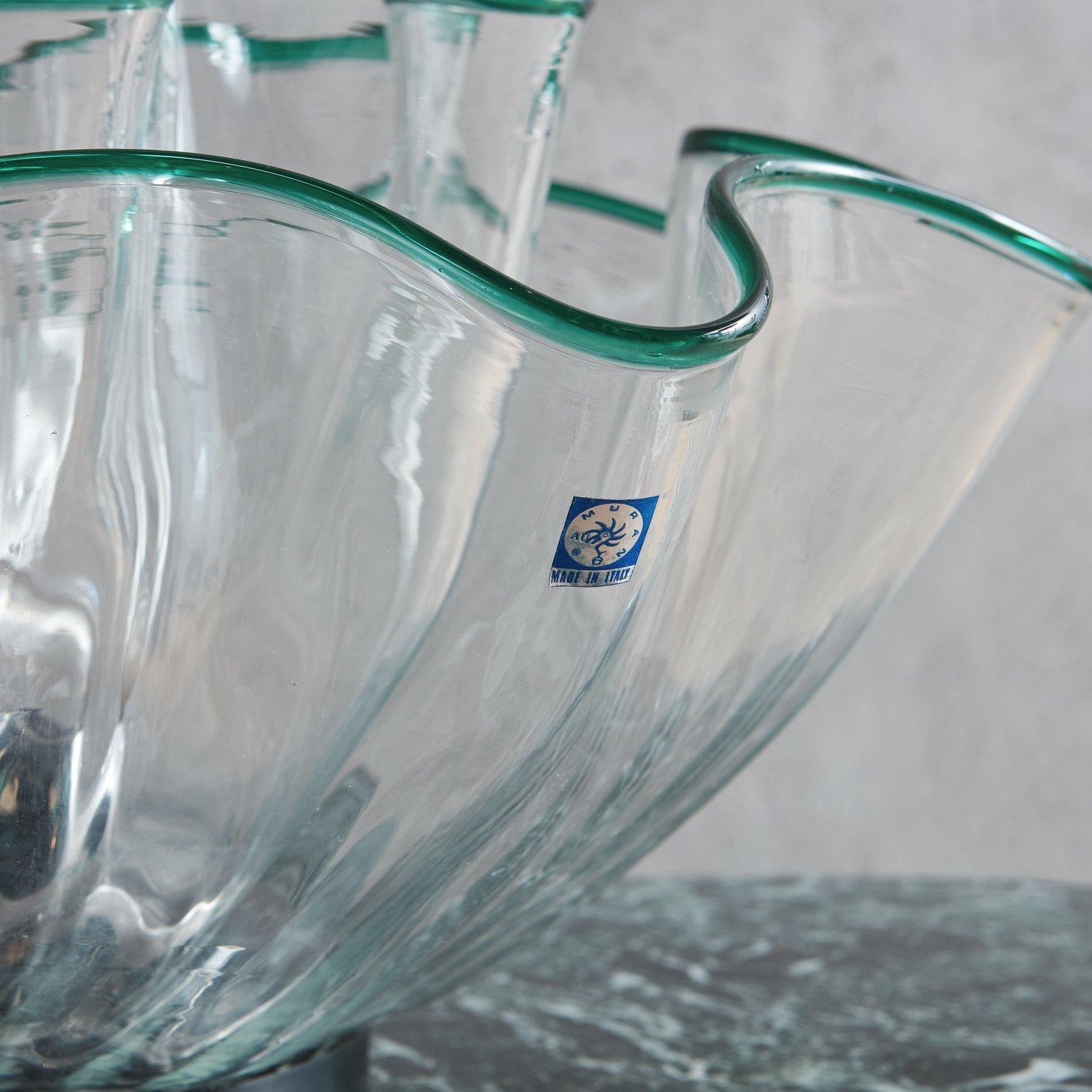 Small Murano Glass Galea Lamps by Adalberto Dal Lago for Vistosi, Italy 1968 For Sale 3