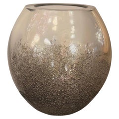 Kleine Murano Pulegoso Rauchglasvase