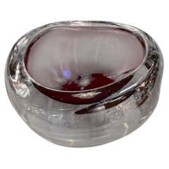 Small Murano Sommerso Ruby Bowl, Italy 1960s