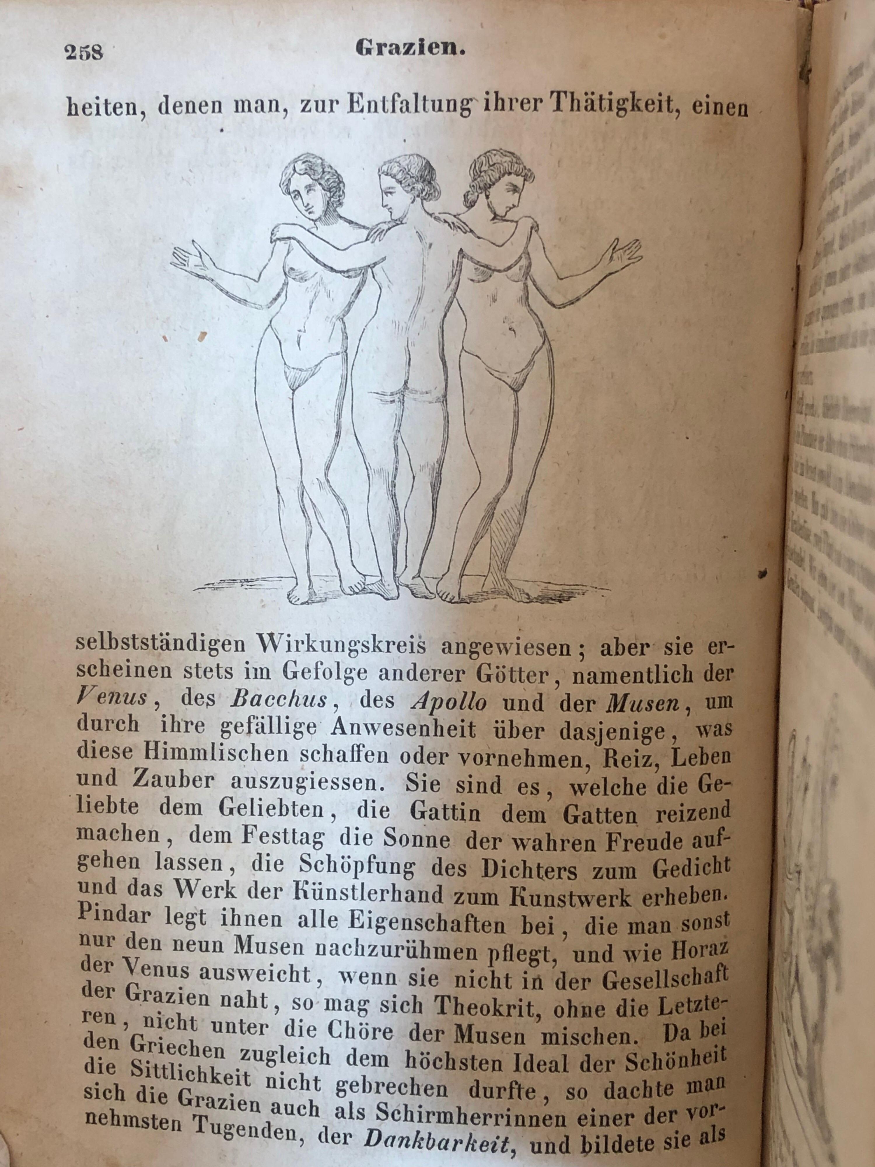 Late 19th Century Small Mythology Pocket Book, Leipzig 1892 by Johannes Minckwitz
