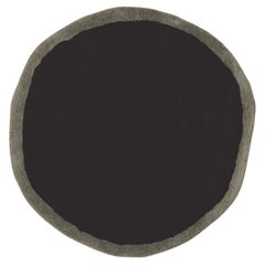 Small Nanimarquina 'Aros' Round Rug in Black and Gray