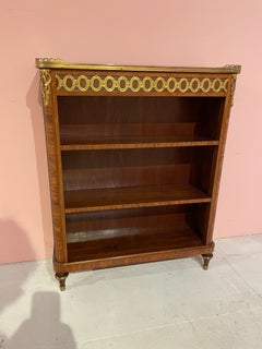 Small Napoleon III kingwood open bookcase