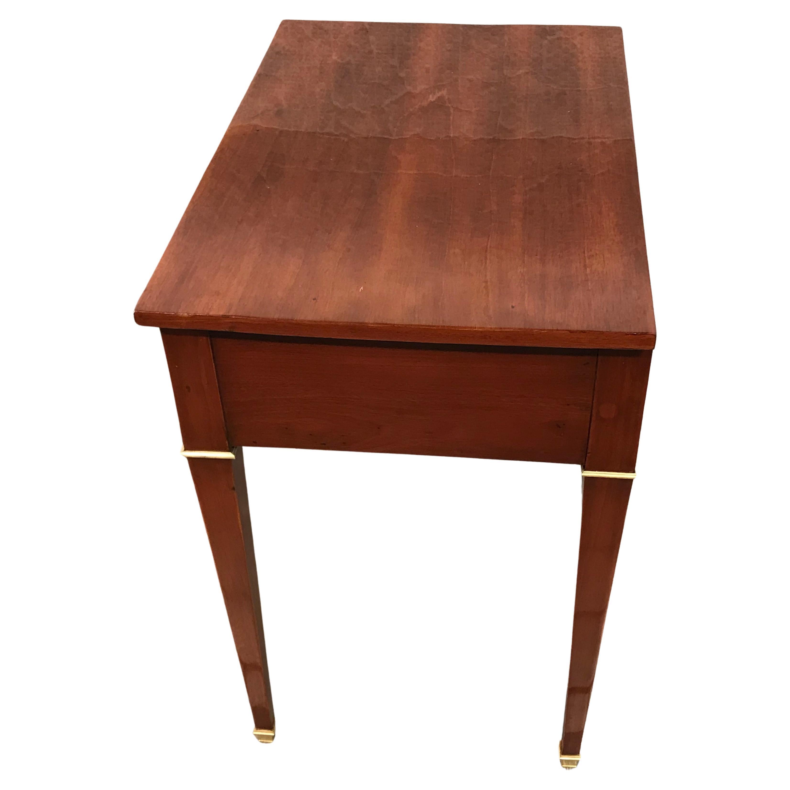 Veneer Small Neoclassical Desk, Northern Germany, 1810-20 For Sale