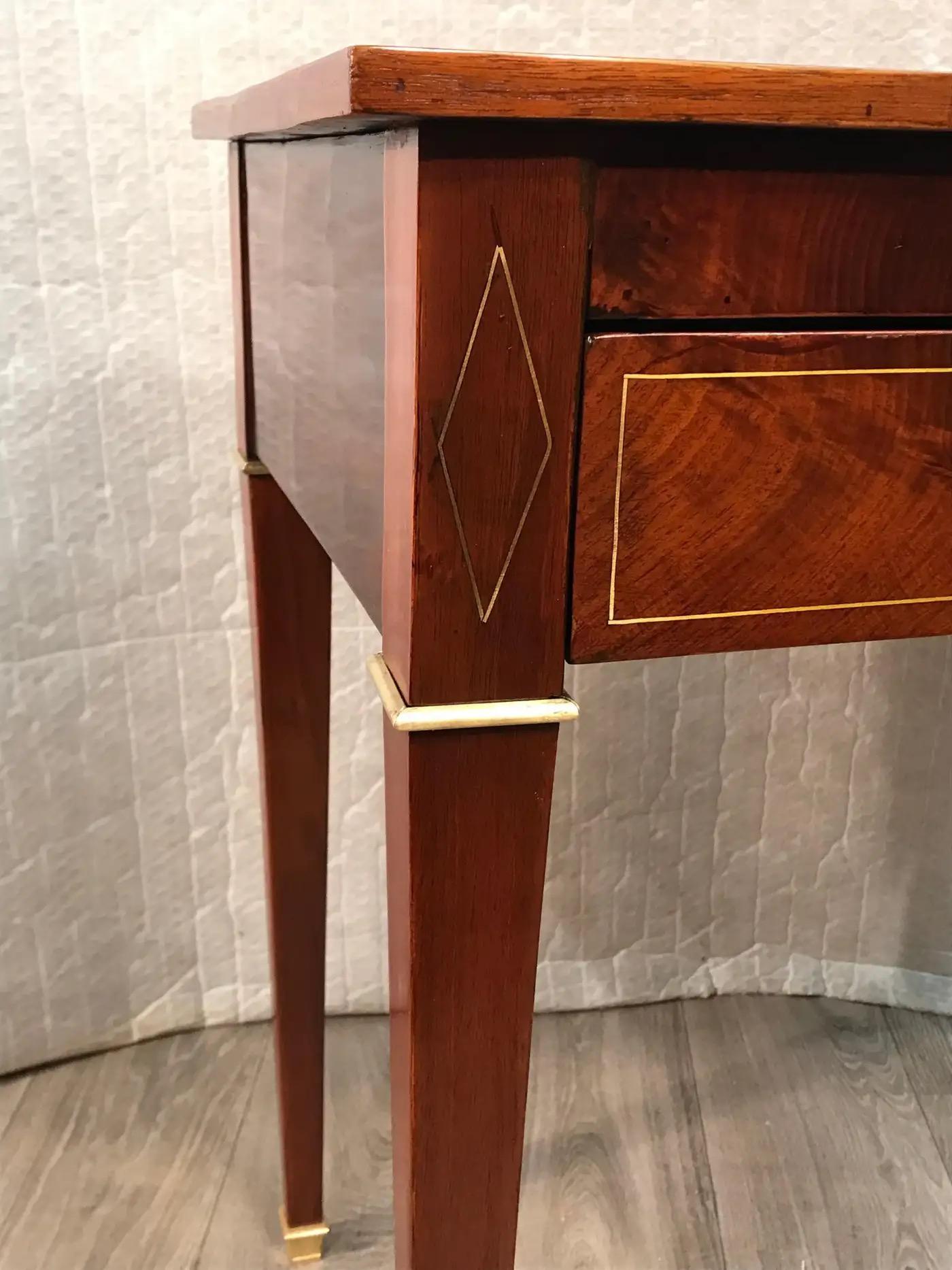 Mahogany Small Neoclassical Desk, Northern Germany, 1810-20