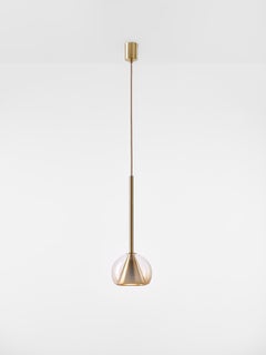 Small Neutral Nude Kono Pendant Light by Dechem Studio