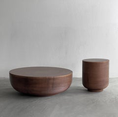Small Oak and Walnut Hoàng Sa Coffee Table 02 by ONON DETAILS