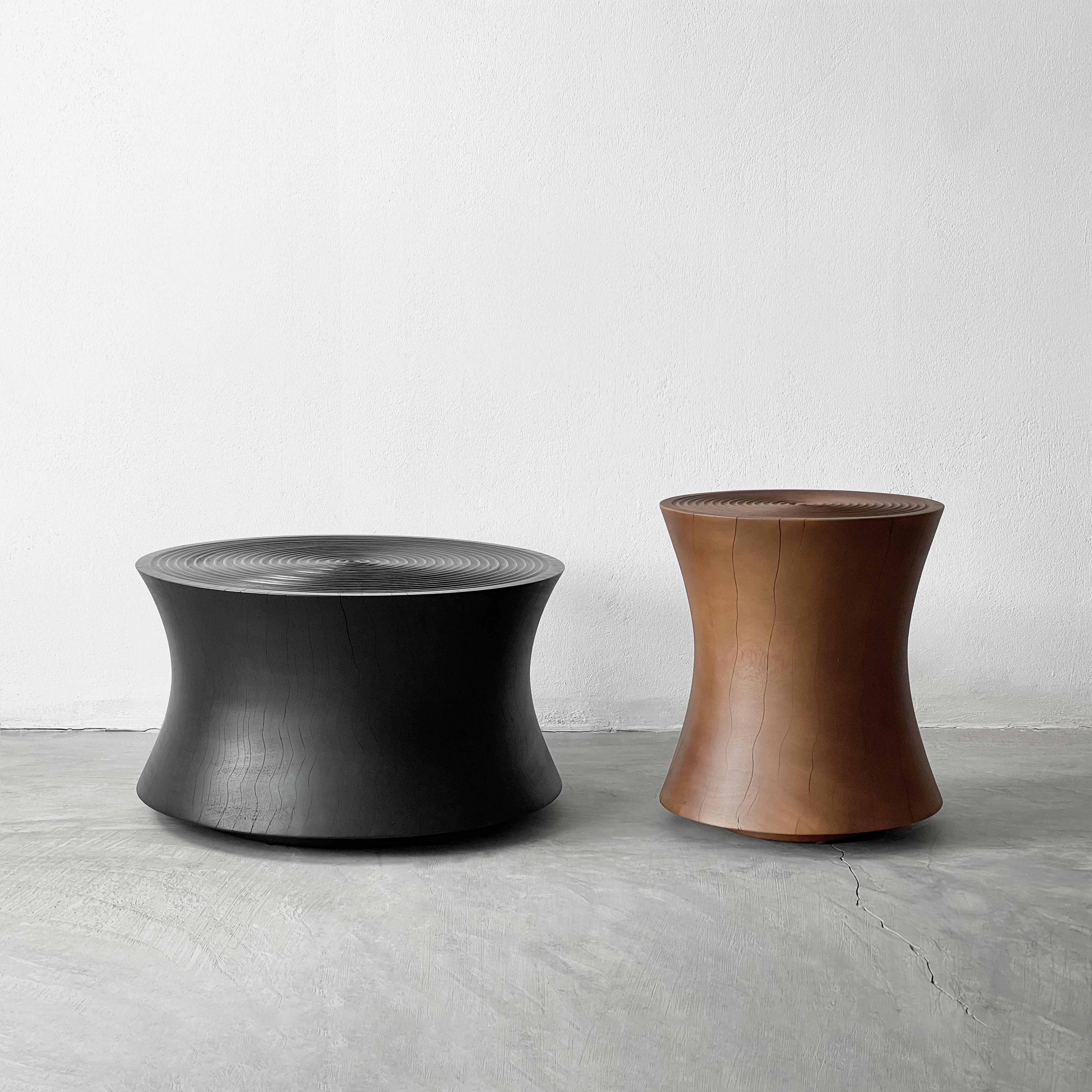 Post-Modern Small Oak and Walnut Hoàng Sa Coffee Table 03 by ONON DETAILS For Sale