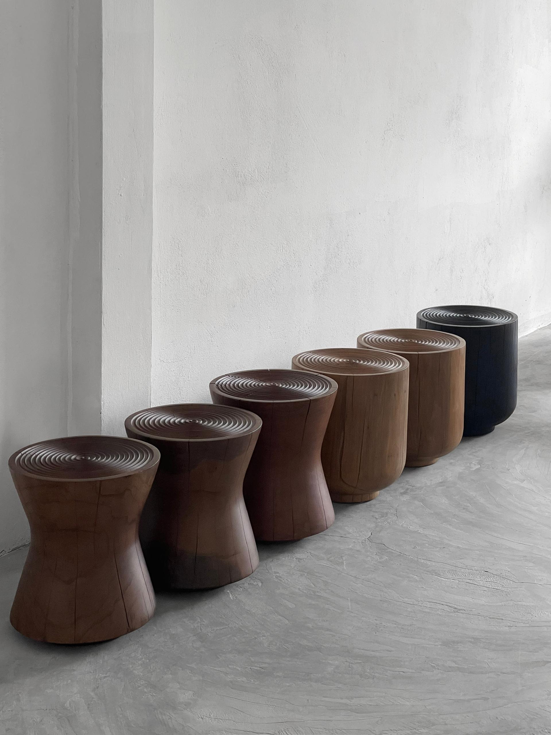 Contemporary Small Oak and Walnut Hoàng Sa Coffee Table 03 by ONON DETAILS For Sale