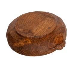 Small Oak Bowl by Robert Thompson, England circa 1960