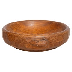 Small Oak Bowl by Robert Thompson, England circa 1960