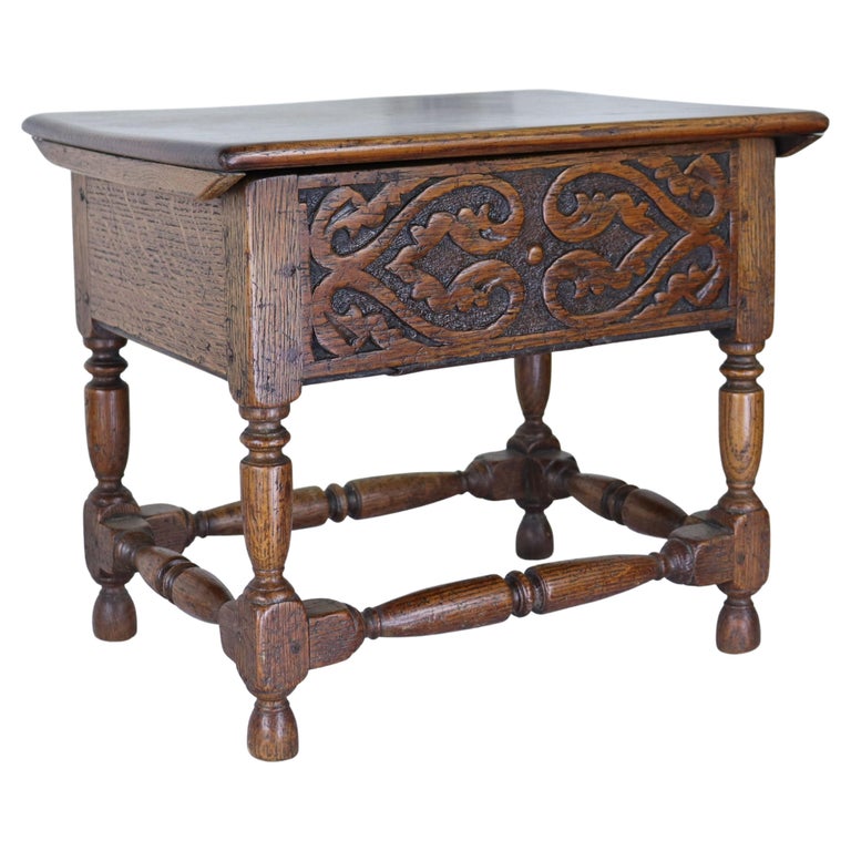 Small Oak Box Table or Stool For Sale at 1stDibs