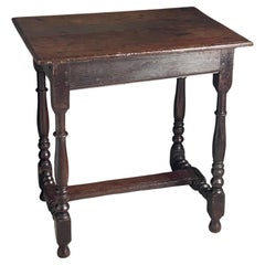 Antique Small Oak Centre Table Circa 1700