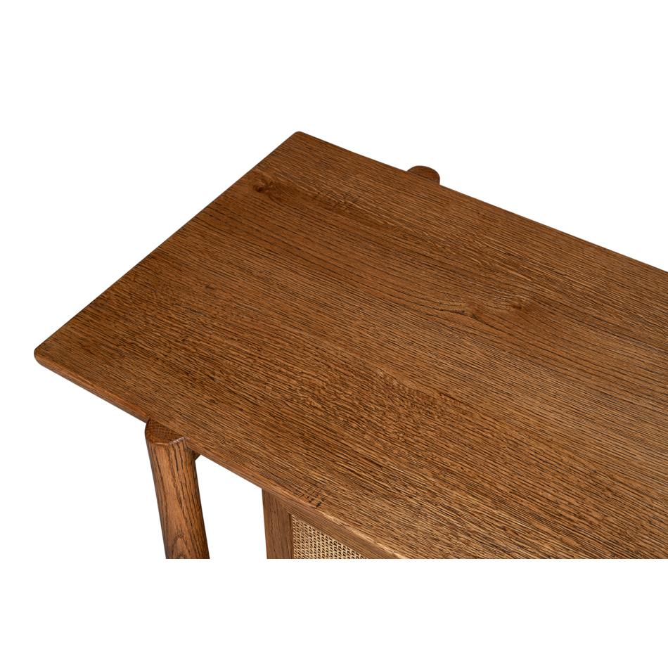 Credenza pequeña de roble de mediados del siglo XX en Nuevo estado para la venta en Westwood, NJ