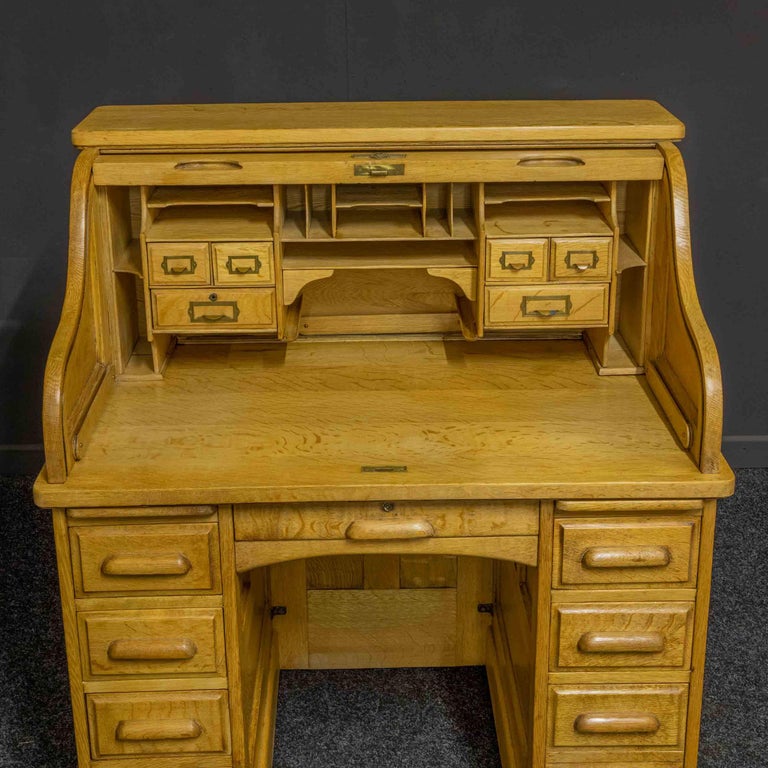 Small Oak Roll Top Desk For Sale at 1stDibs small roll top desk for sale, small rolltop desk