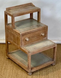 Small Oak Stepped Table