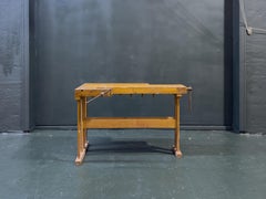 Small Oak Work Bench