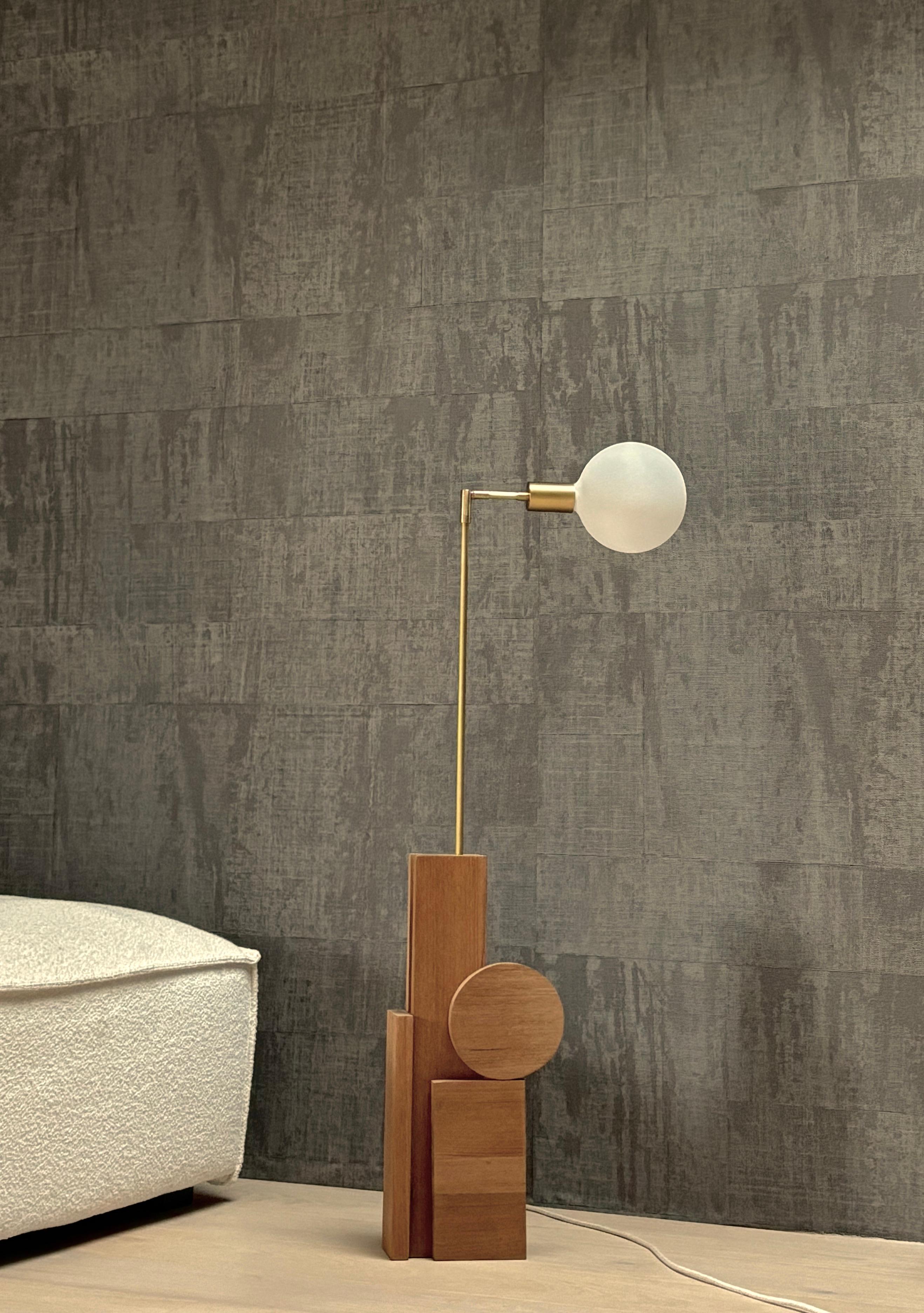 Laiton Petite lampe Oi.01 par STUDIO SOL LECCIA en vente