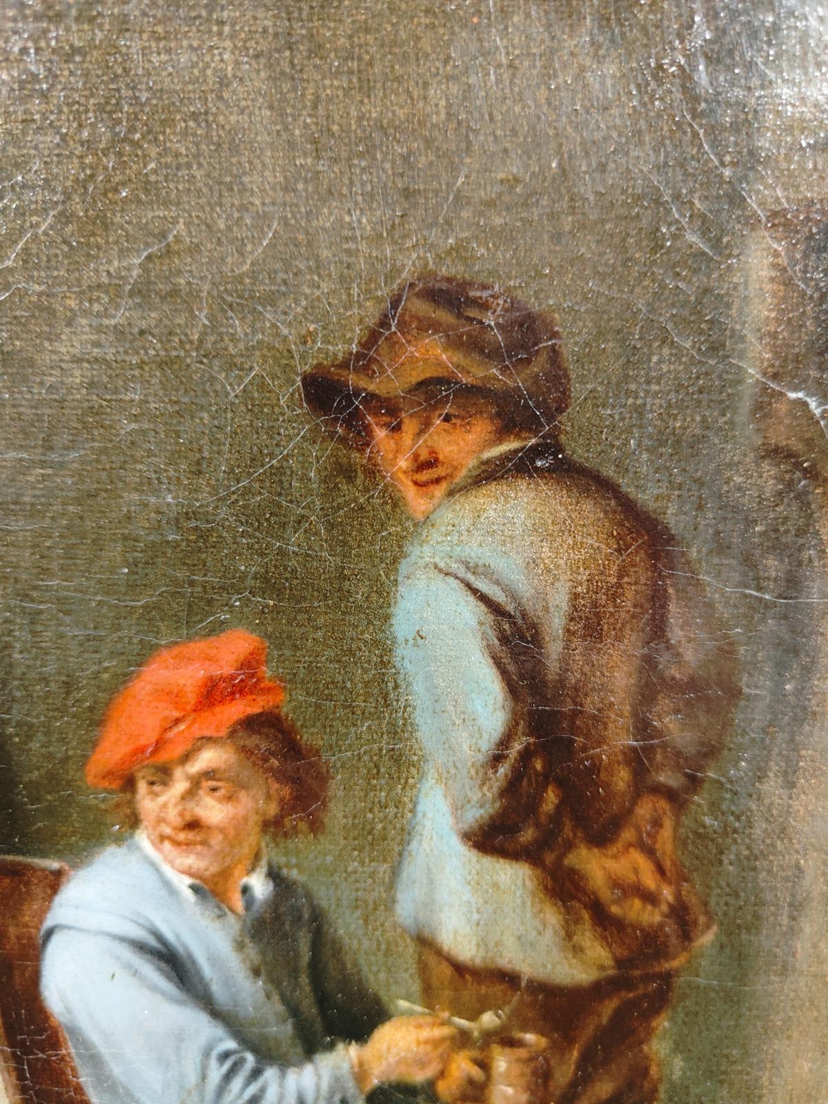 Small Oil David Teniers the Younger For Sale 1