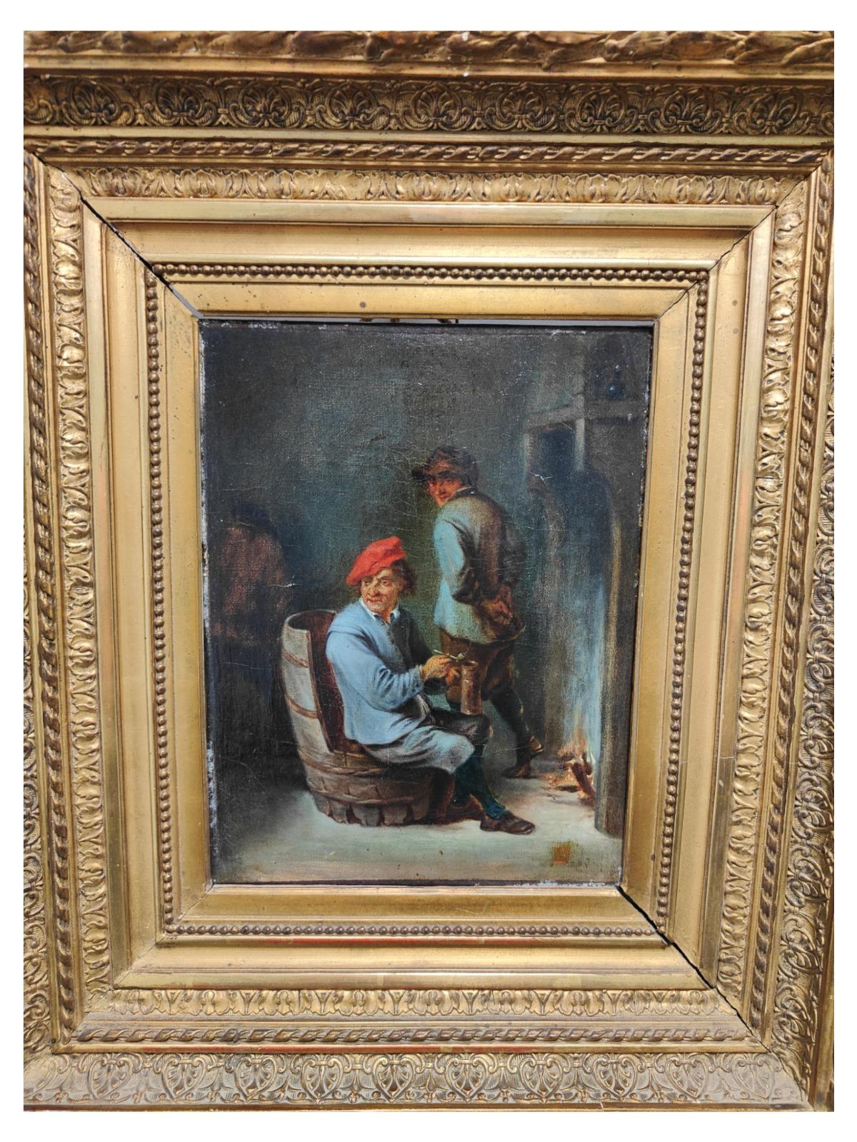 Small Oil David Teniers the Younger For Sale 2