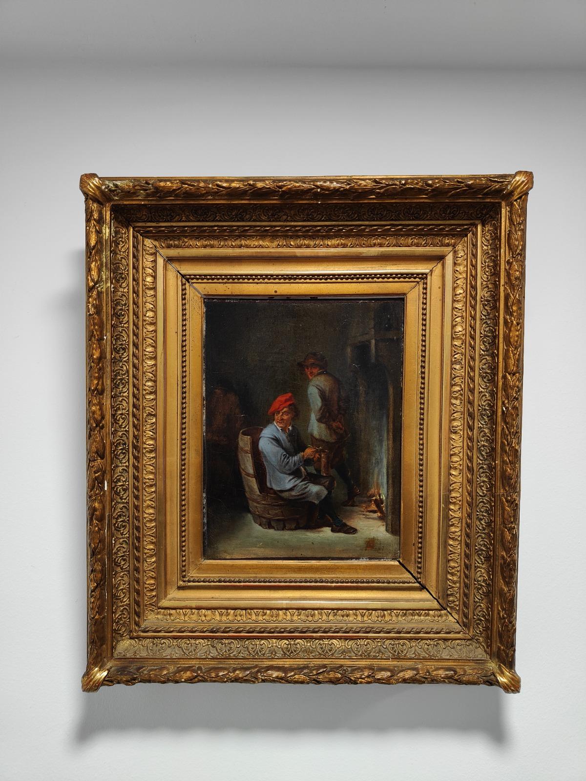 18th Century and Earlier Small Oil David Teniers the Younger For Sale