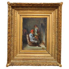Antique Small Oil David Teniers the Younger