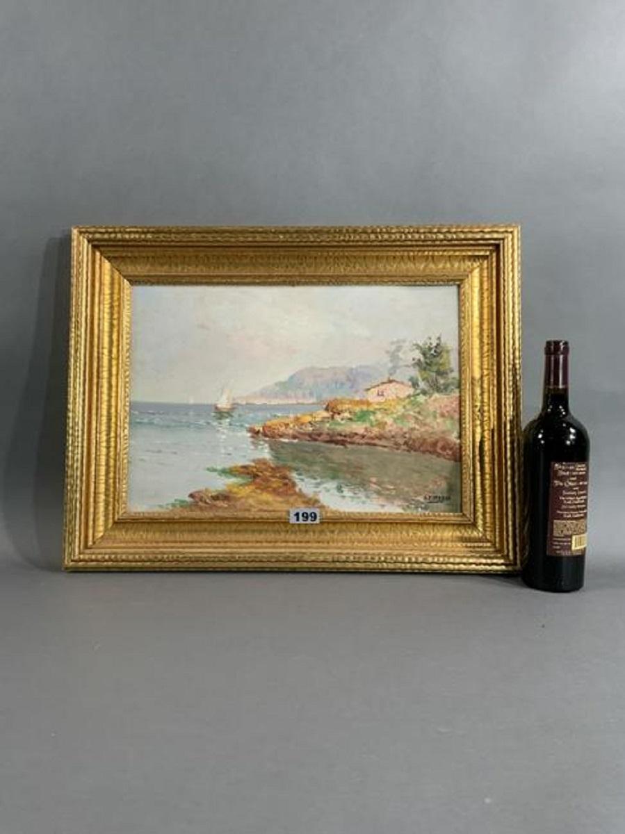 Small Oil Painting by A. Bimarco In Good Condition In Norwell, MA