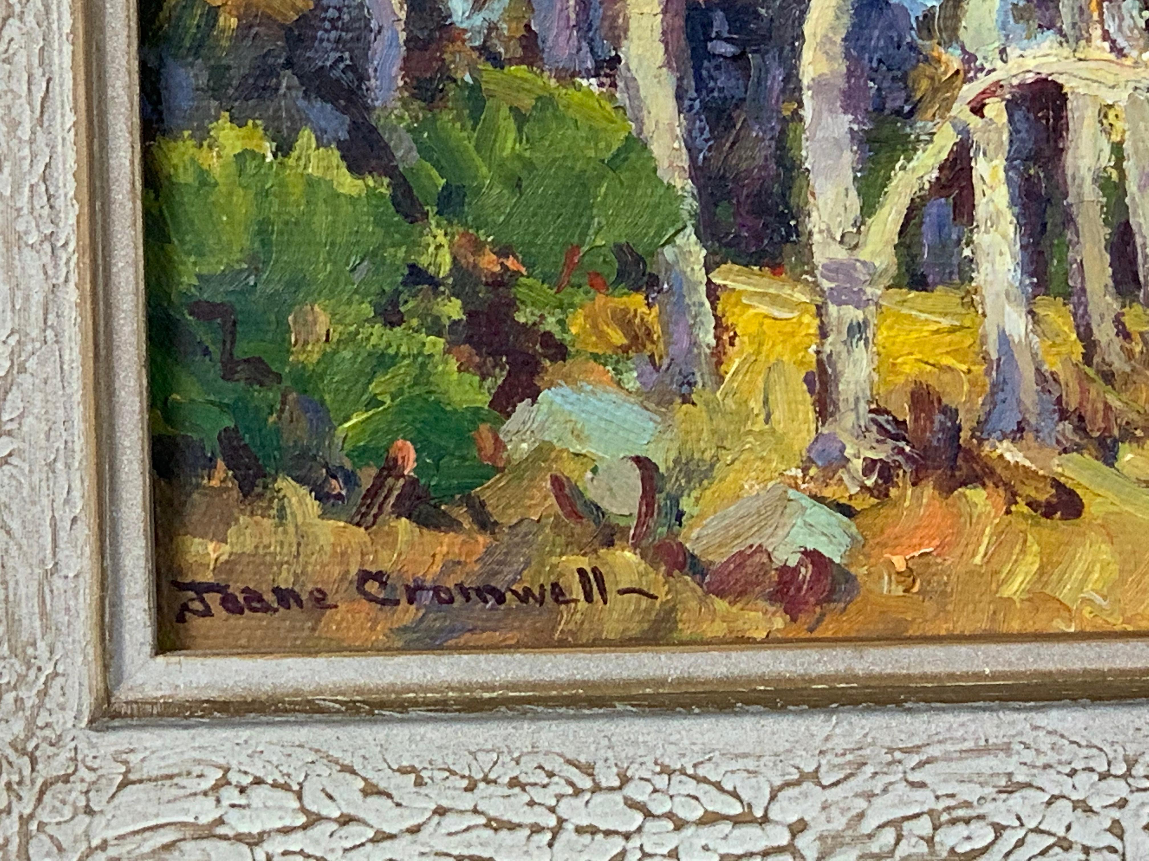 American Small Oil Painting by California Plein Air Painter Joane Cromwell