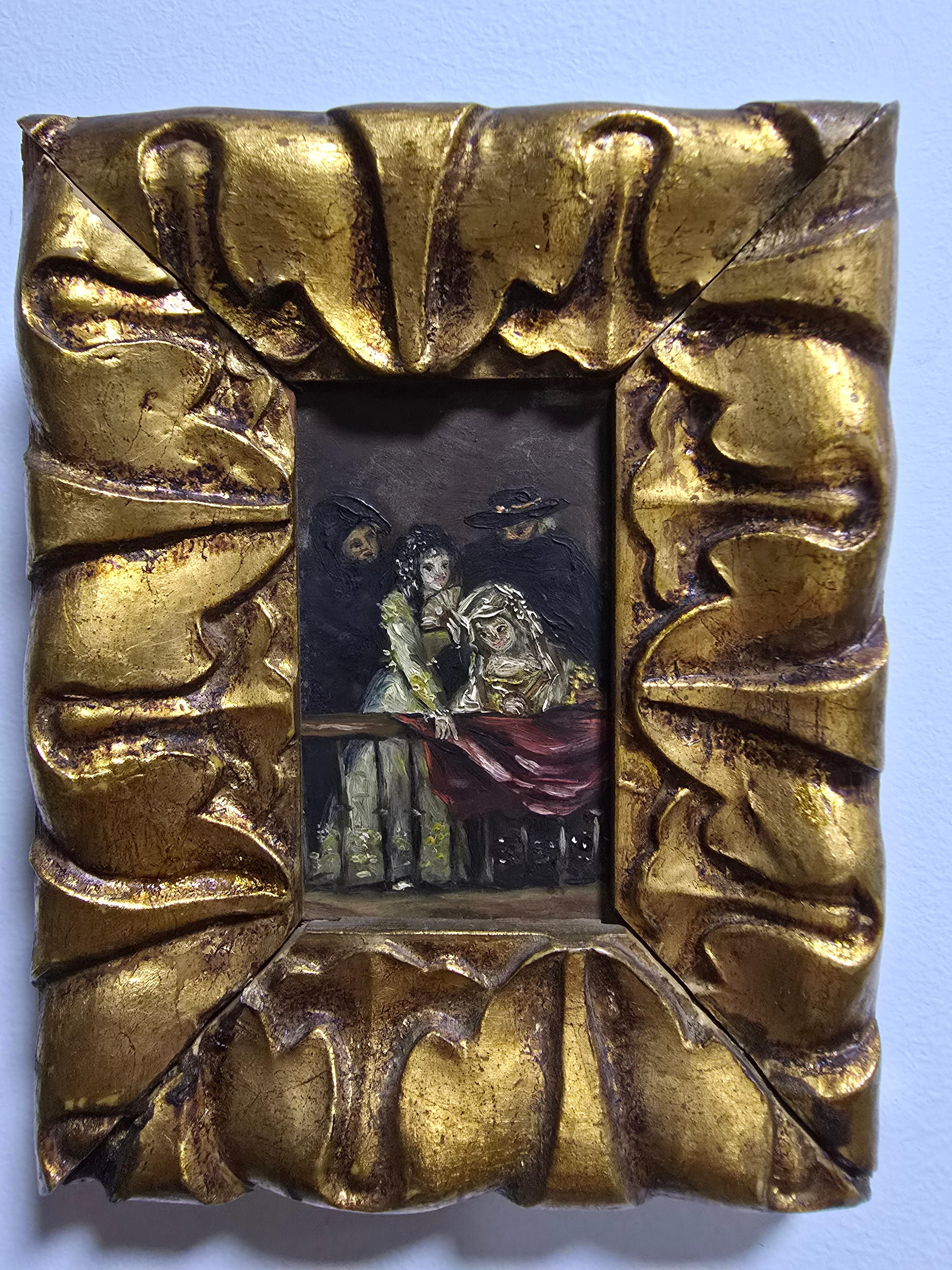 Late 18th Century Small Oil Painting on Copper, Circa 1800 FRANCISCO DE GOYA For Sale