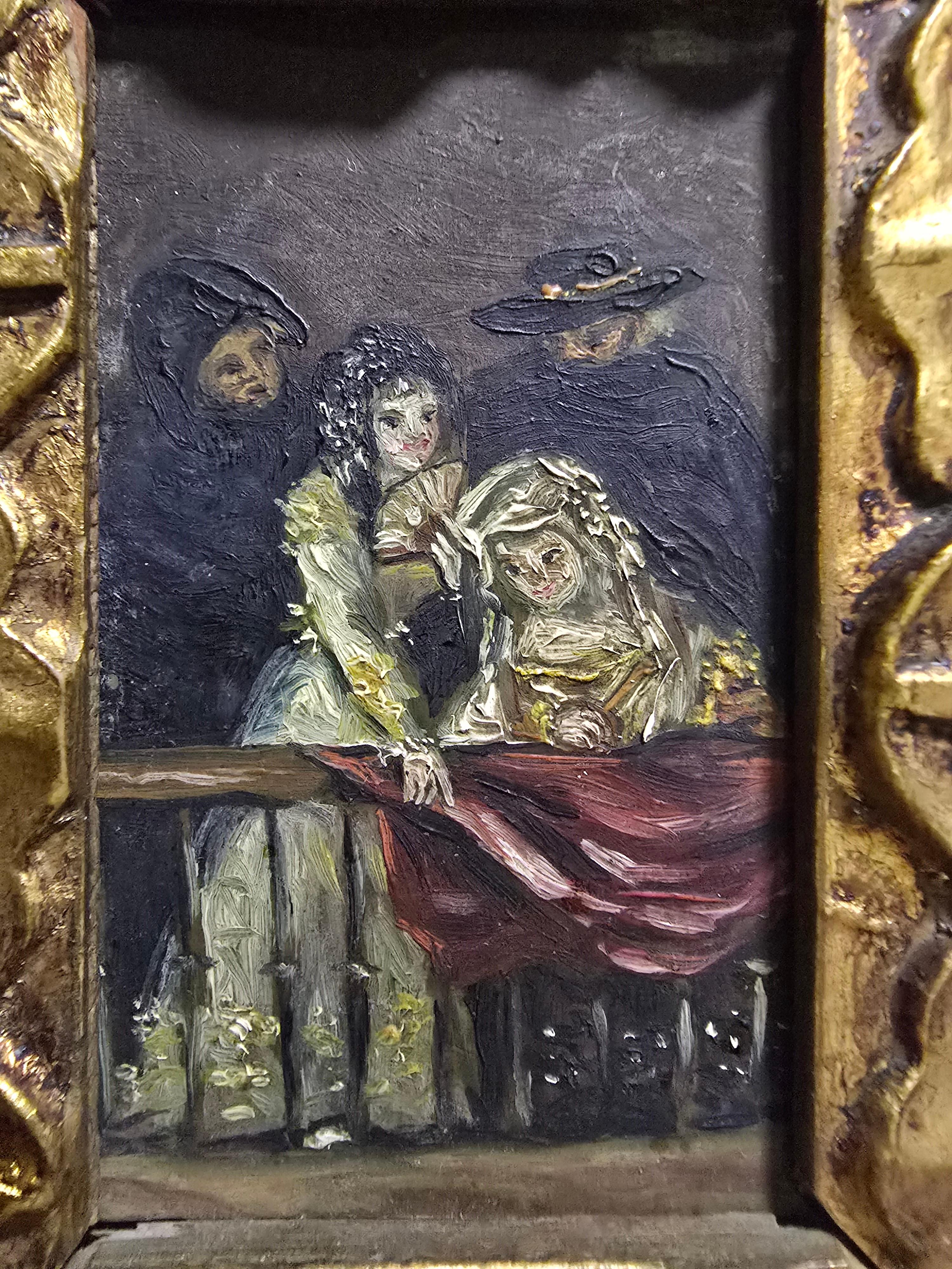 Small Oil Painting on Copper, Circa 1800 FRANCISCO DE GOYA For Sale 2