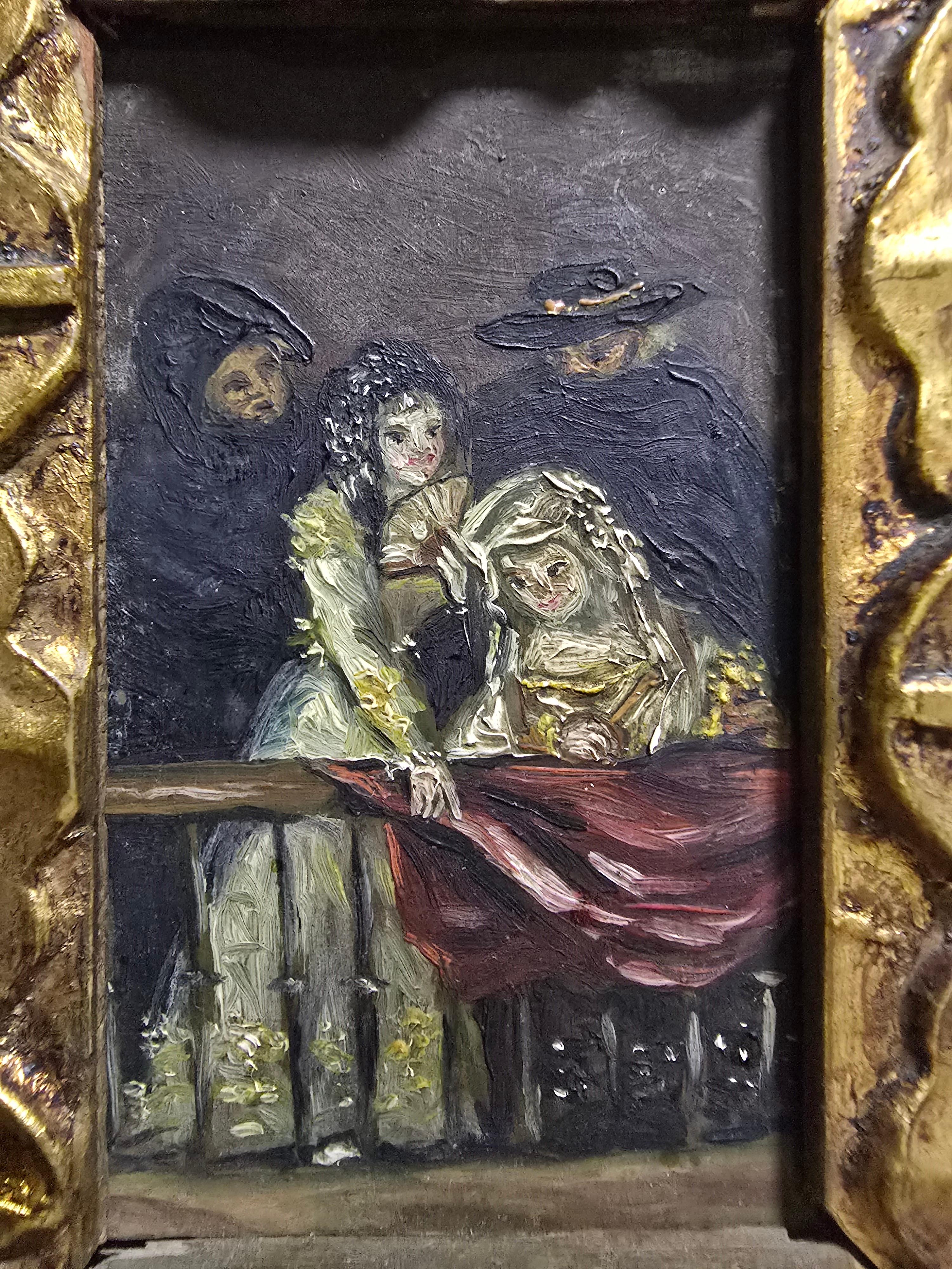 Small Oil Painting on Copper, Circa 1800 FRANCISCO DE GOYA For Sale 3