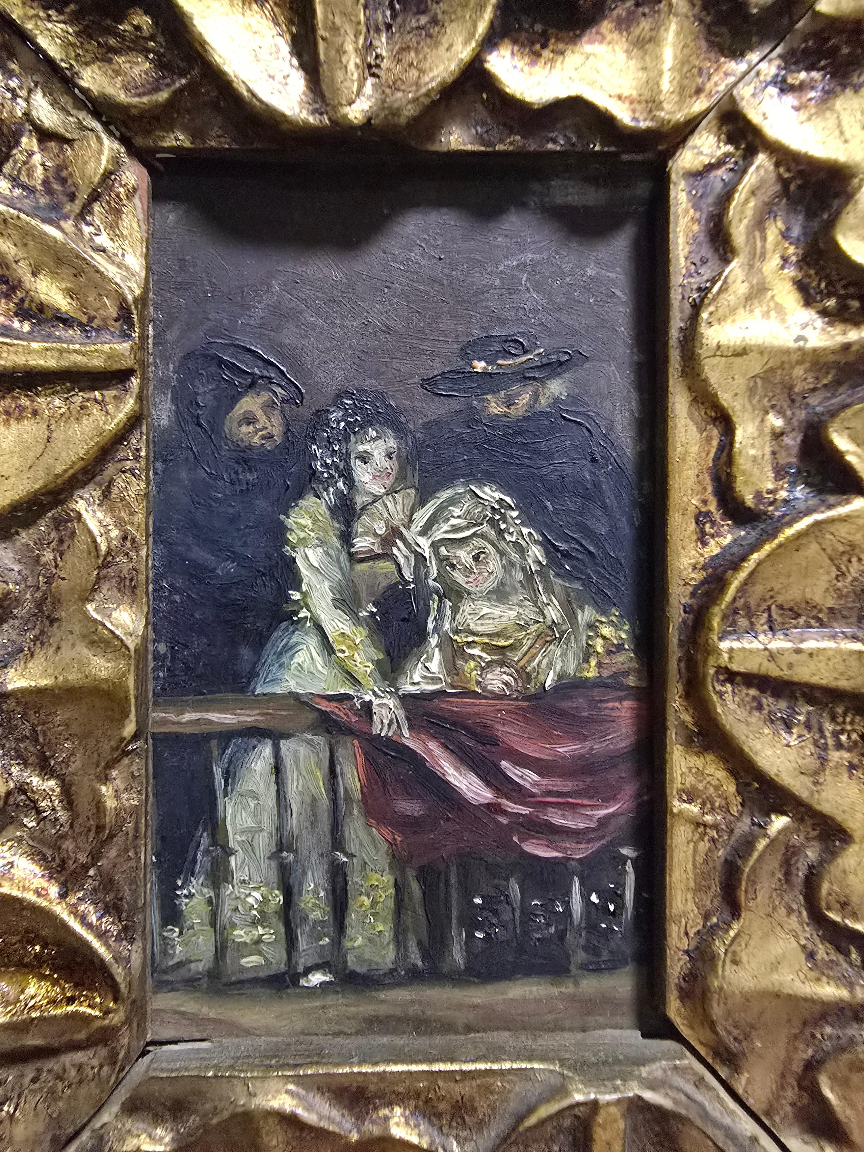Small Oil Painting on Copper, Circa 1800 FRANCISCO DE GOYA For Sale 4