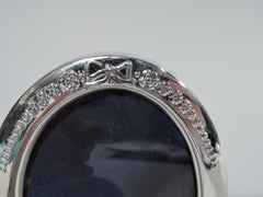 Small Old-Fashioned English Sterling Silver Picture Frame